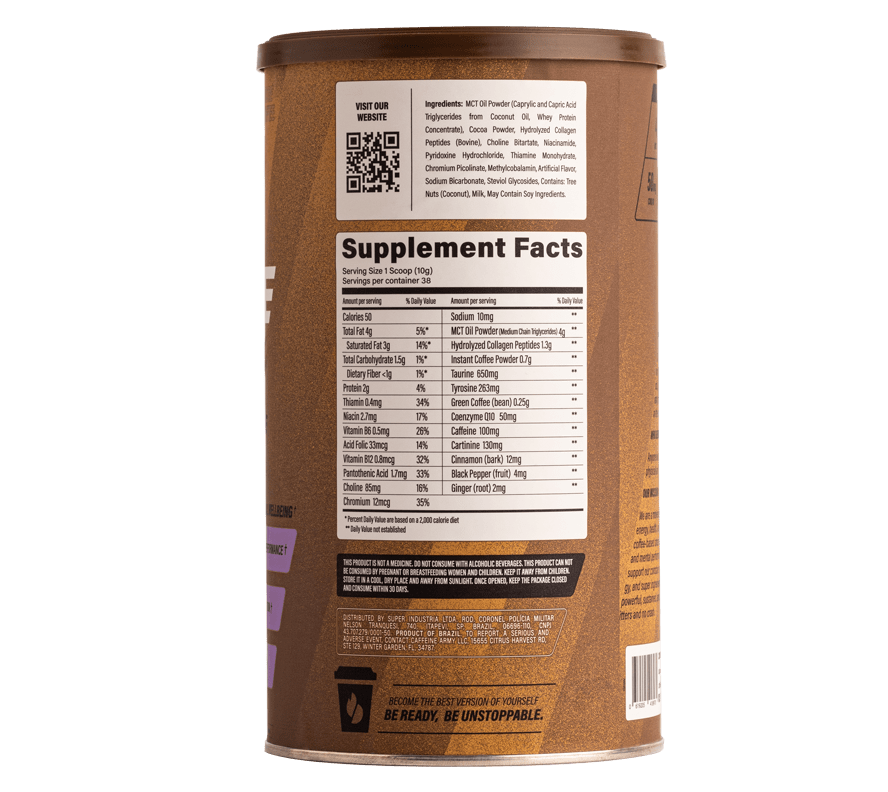 Caffeine Army LLC - Vente Cafés/expressos instantanés - Café Smart Energy, format économique (38 portions)4