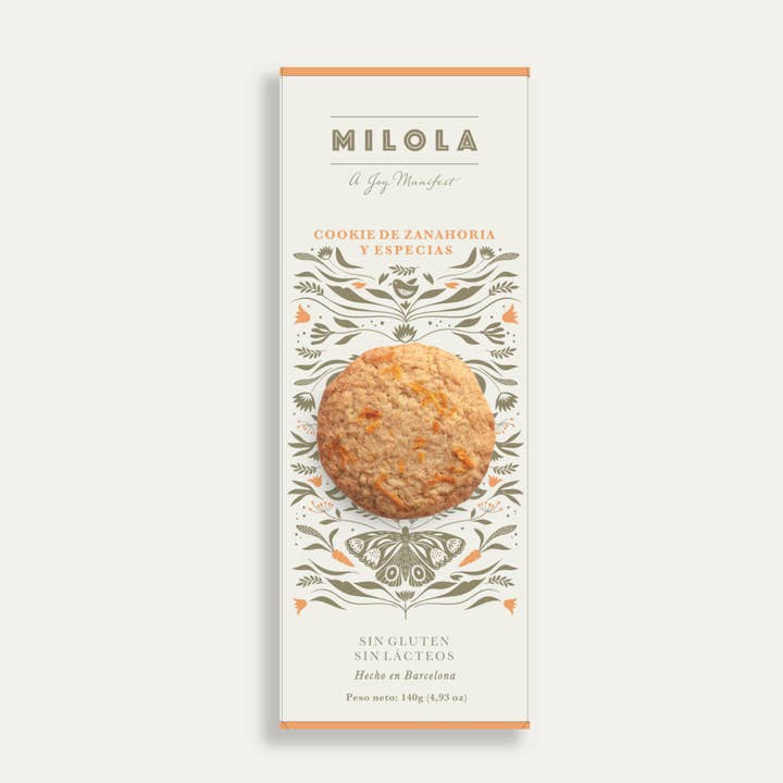 Spiced Carrot Cookie (Gluten-free, Dairy-free, Vegetarian) for wholesale by MILOLA GLUTEN FREE