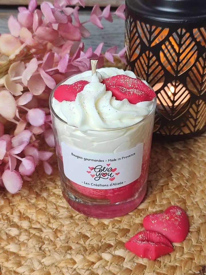 Candela San Valentino Baci per la vendita all'ingrosso da parte di LES CREATIONS D'ALIZEA
