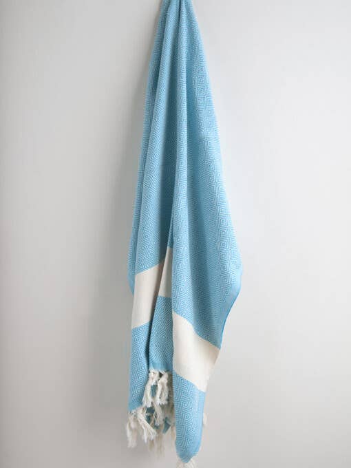 Toalla turca turquesa diamante para venta al por mayor de Hamam Square