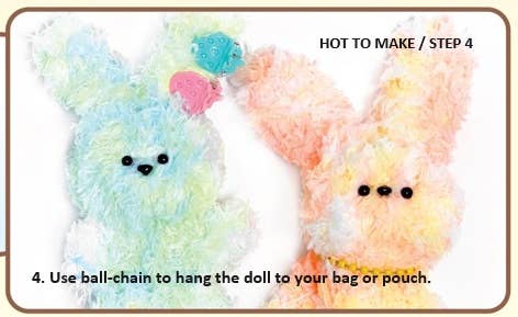 K-Wonderland – wholesale DIY craft kit – MORU Bow Doll DIY Kit / Easy & Simple14