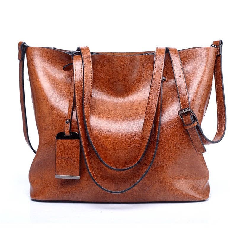UZ Wholesale Store - Wholesale Shoulder Bag - Women's - Vintage Oil Leather Single Shoulder Handbag1