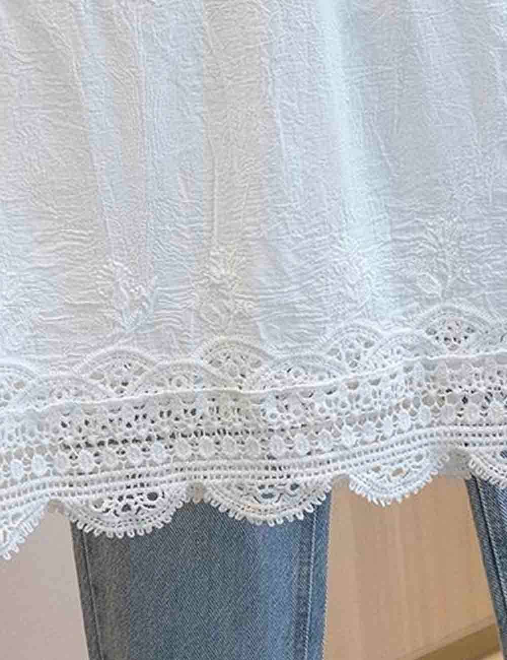 Sweetkama – Großhandel Camisole – Damen – Damen V-Ausschnitt Spitzenstickerei Träger Cami Top1