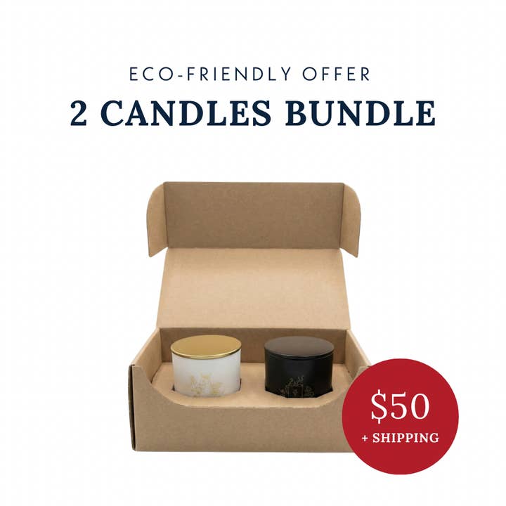 Pick 2 candles - eco bundle for wholesale by Lux & Nox