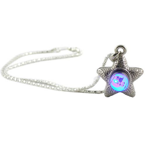 Flipo Group, Ltd. - Wholesale Pendant/Charm Necklace - 16" Light-Up Star Necklace