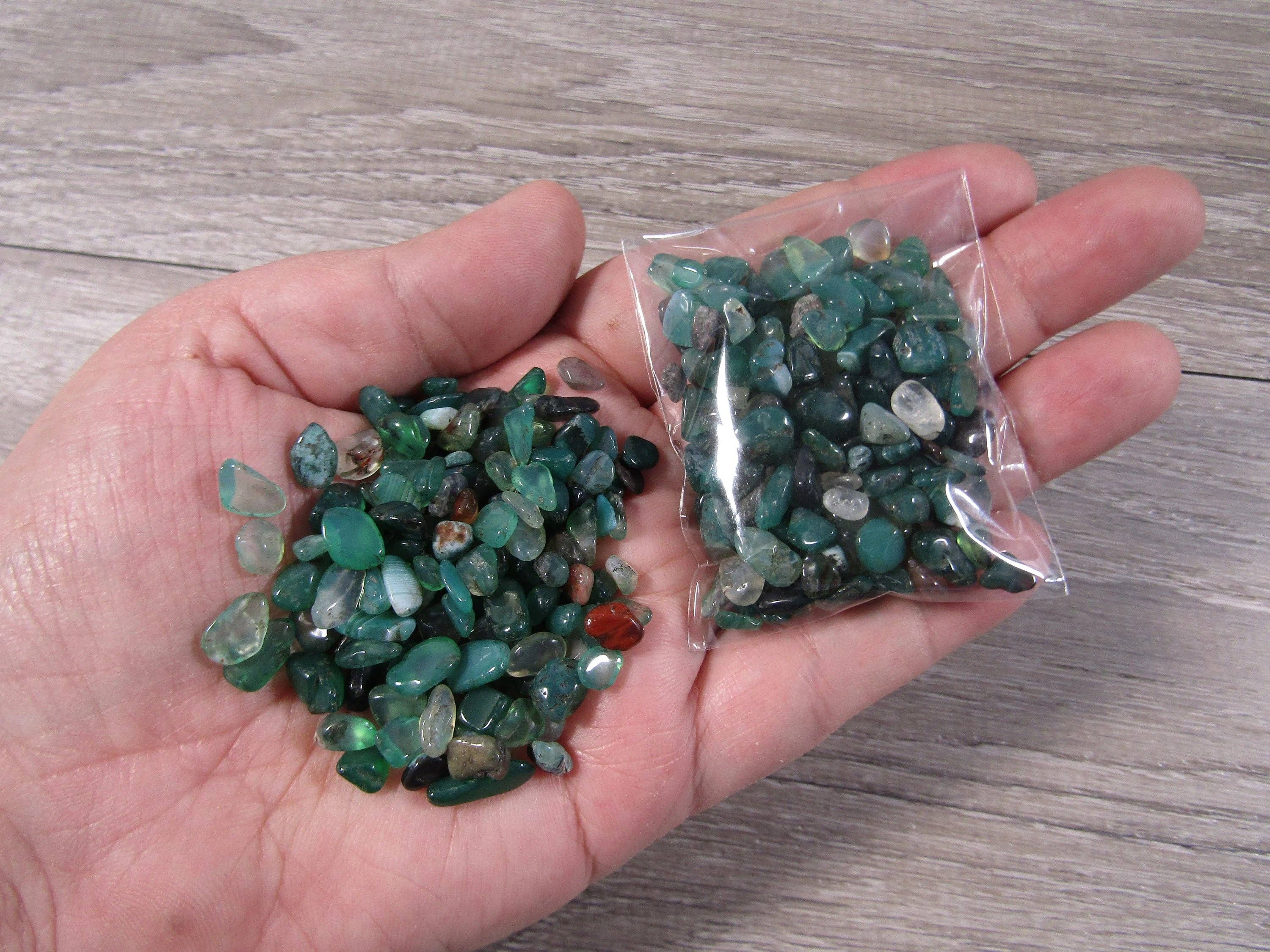 Keystone Crystals - Vendita all'ingrosso Pietra/cristallo spirituale - Mini chips di pietre preziose sfuse – sacchetto da 25 g di cristalli per artigianato1