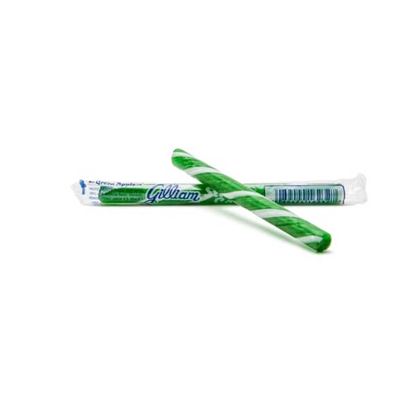 Candy Barn Express - Wholesale Hard Candy - Gilliam Green Apple Stick Candy