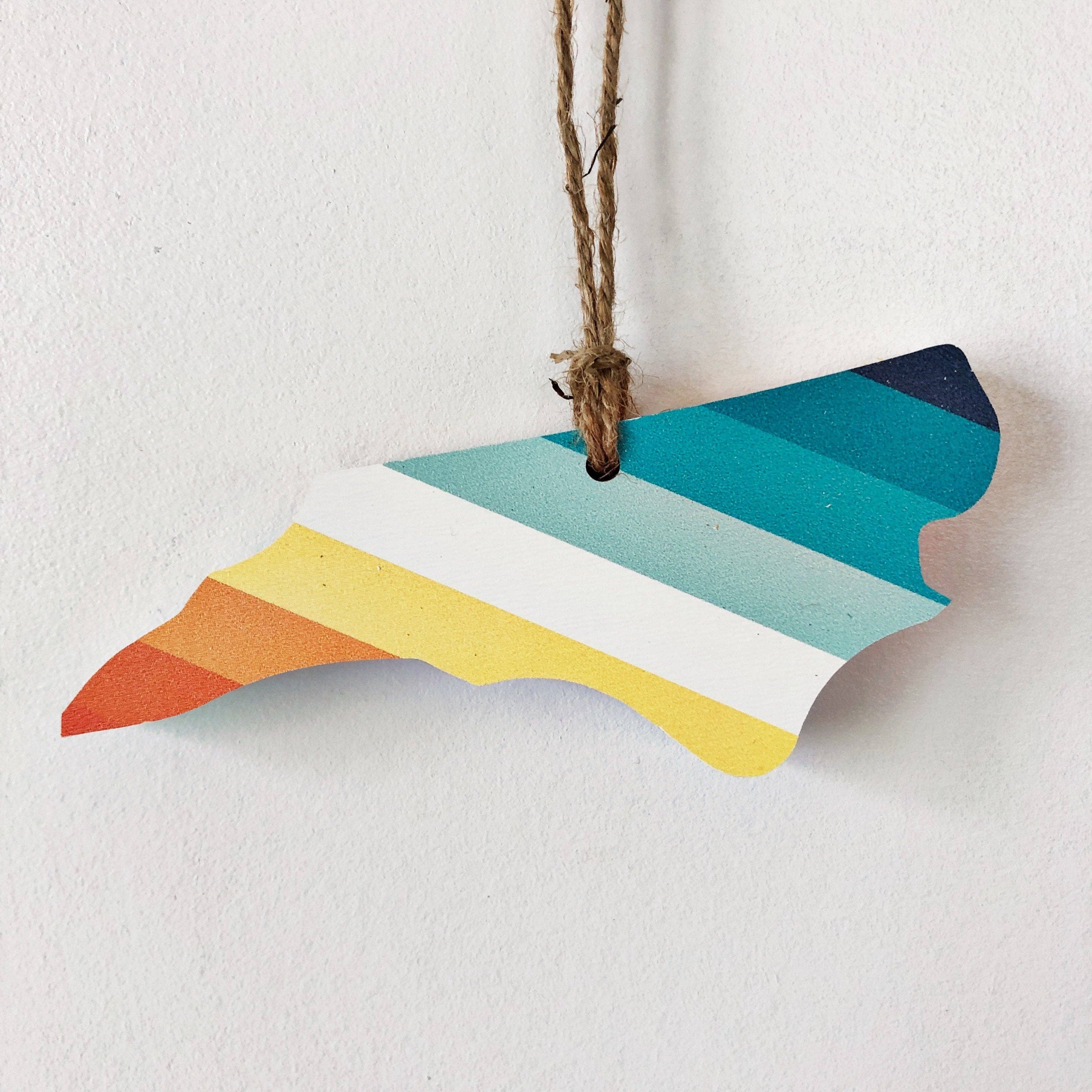 Hemlock & Heather - Wholesale Ornament - '76 Stripes State Ornaments38