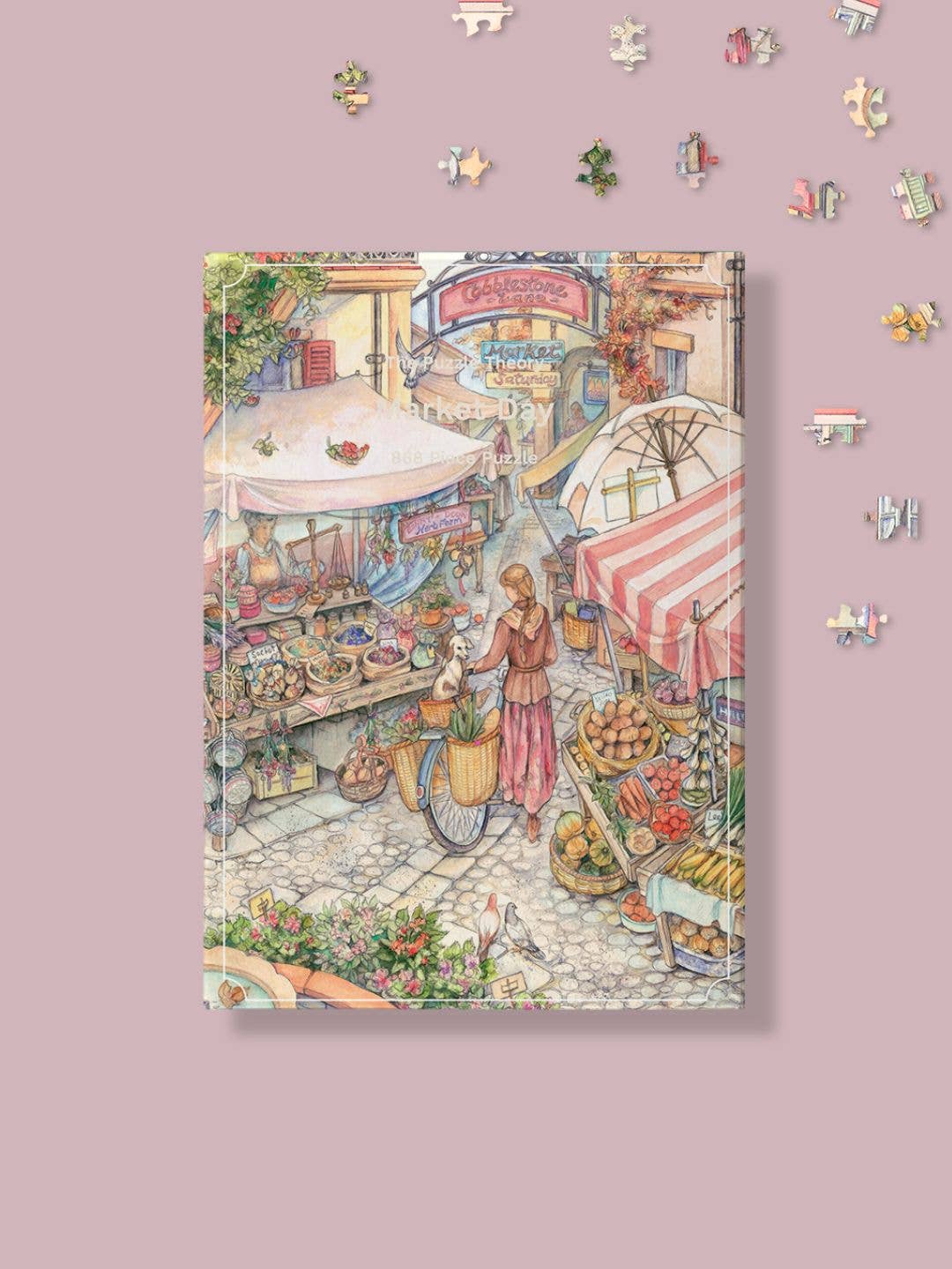 The Puzzle Theory - Vendita all'ingrosso Puzzle - Adulti - Kim Jacobs Giorno di Mercato - Puzzle da 896 Pezzi1