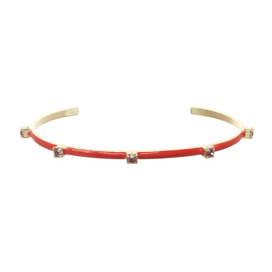 TOVA - Vente Bracelet manchette - Bracelet manchette Everly en laiton plaqué or clair16