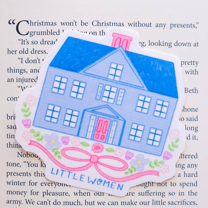 Hanstan Studio - Wholesale Sticker - Little Women Orchard House Sticker2