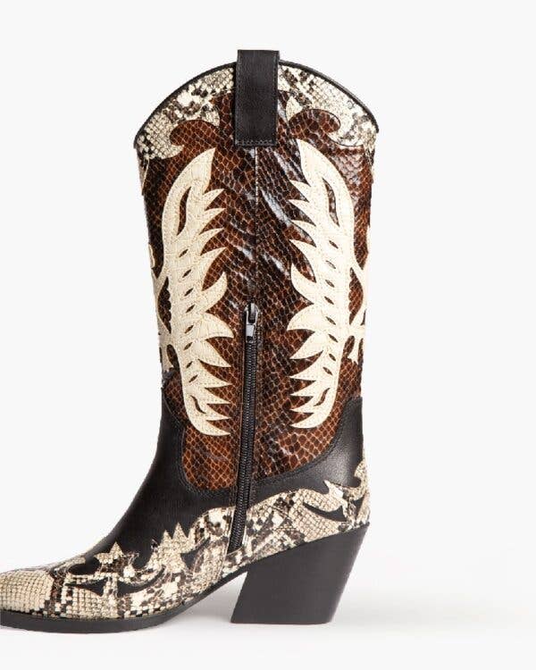 SWEET MAGIC MODA Y COMPLEMENTOS - Vente Bottes – femme - Bottes style cowboy en similicuir3