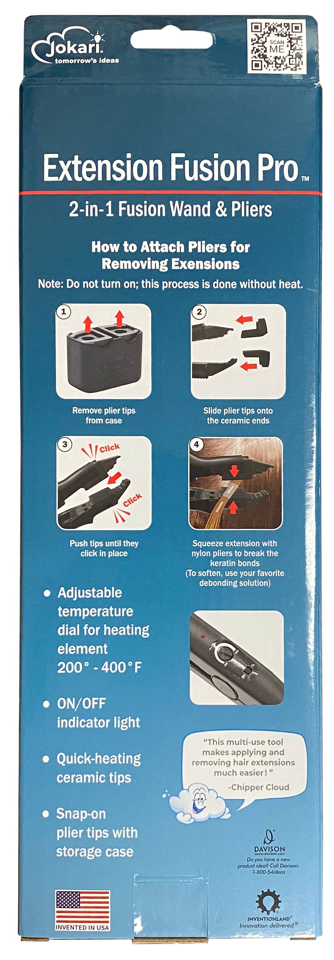 Jokari - Wholesale Hair Extensions - Extension Fusion Pro™ • 2-in-1 Fusion Wand and Pliers1