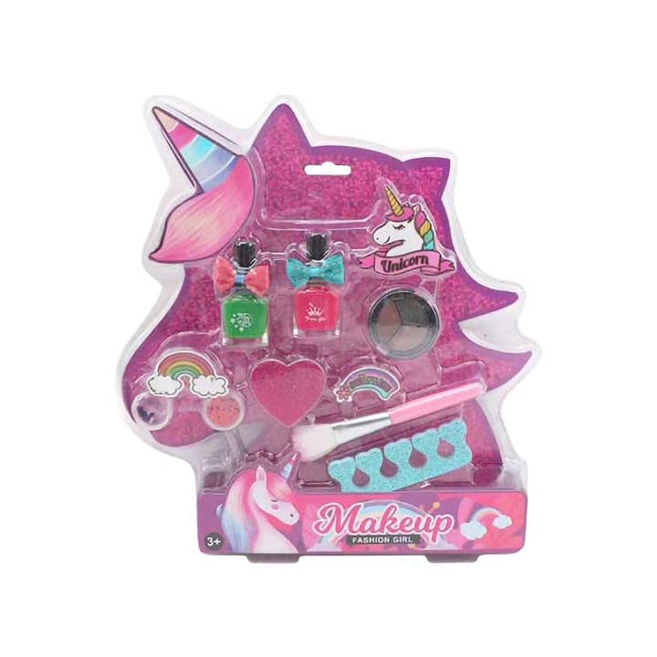 ASSORTED Diy Unicorn 7 Pcs Set Cosmetic Makeup Kit for wholesale on Faire4