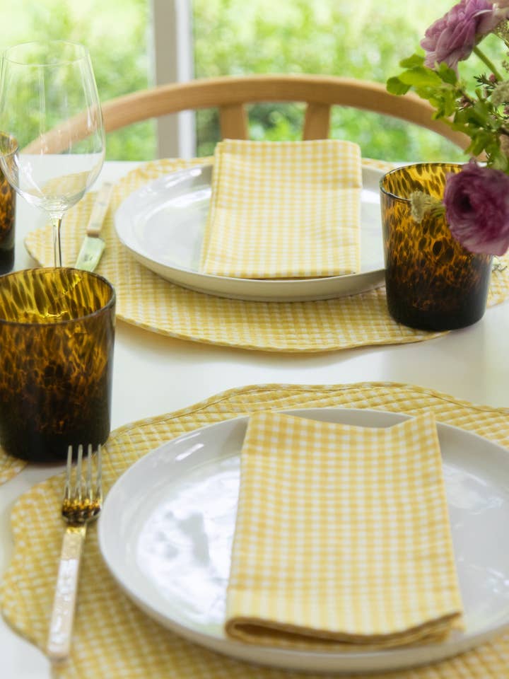 Tovagliette smerlate per la vendita all'ingrosso da parte di Sarah Spiegel