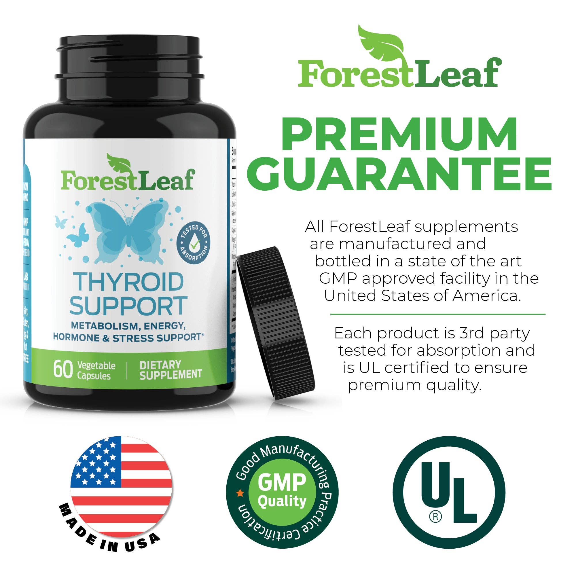 Forest Leaf - Wholesale Oral Supplement/Vitamin - Thyroid Support3