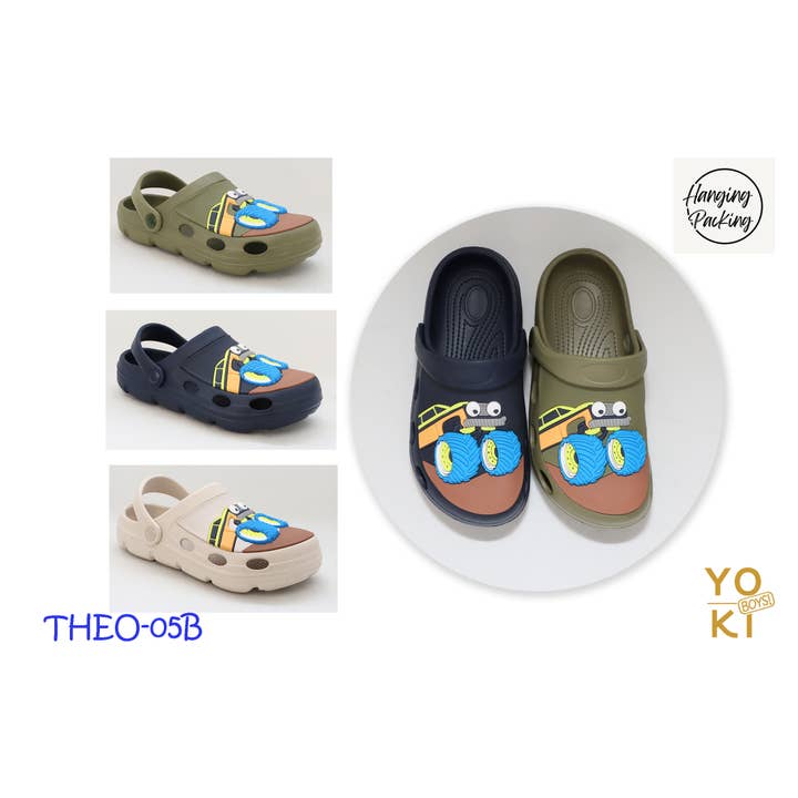 FEUER VERKAUF YOKI THEO-05B Jungen Monster Truck Clog für den Großhandel von Yoki Girls