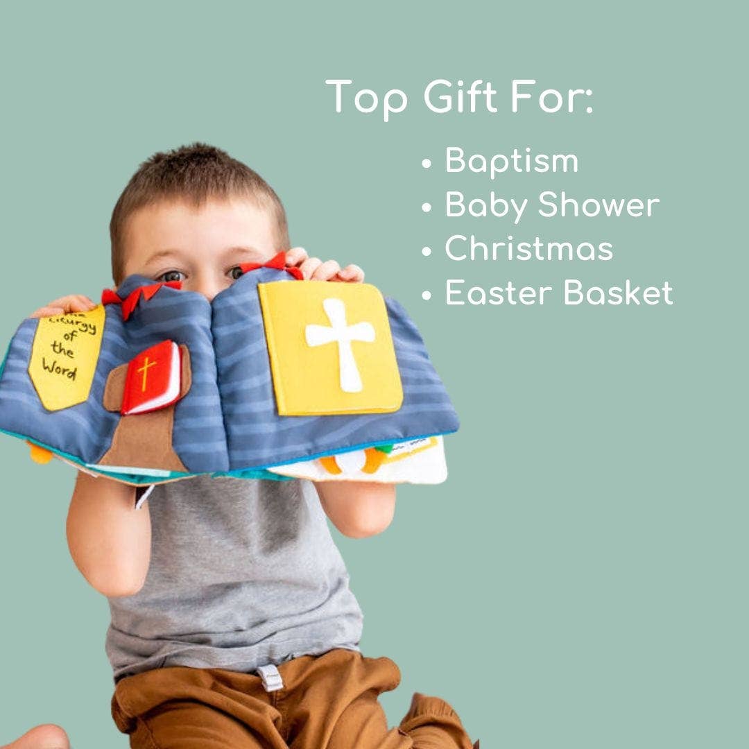 The Little Rose Shop - Wholesale Baby & Toddler Book (0-2) - Catholic Mass Quiet Book7