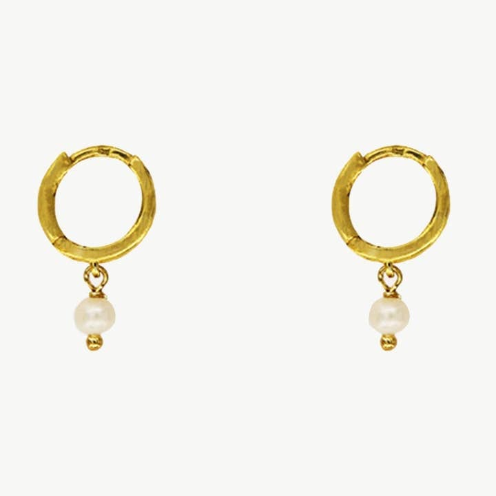 MESH – Engroshandel Hoops – Lysende Hoops Øreringe i forgyldt 925 sølv0