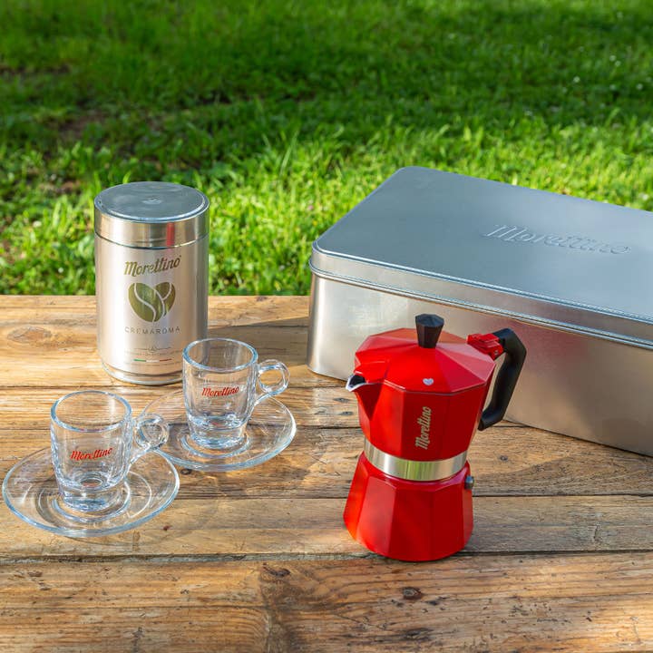 Caffè Morettino - Vendita all'ingrosso Caffettiere - Moka Morettino - 2 tazze Made in Italy
