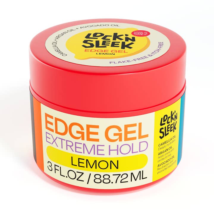 Edge Gel Extreme Hold LEMON 3 Fl. Oz for wholesale by Lock'N Sleek