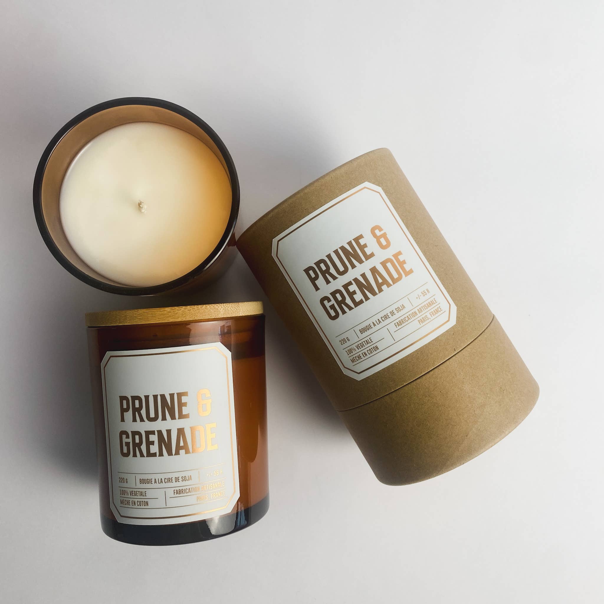 Officine Lutèce - Wholesale Jar/Filled Candle - Scented Candle Plum & Pomegranate - 220g4