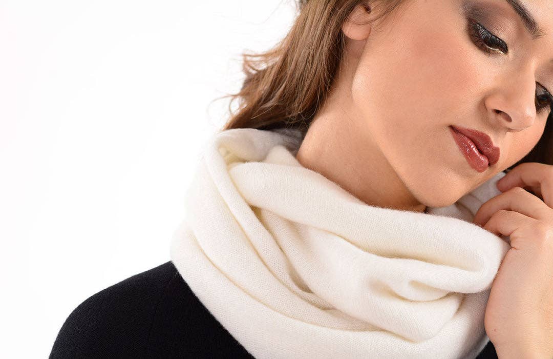 Altex cashmere – wholesale Halsduk - Dam – Rund halsduk i ren kashmir2