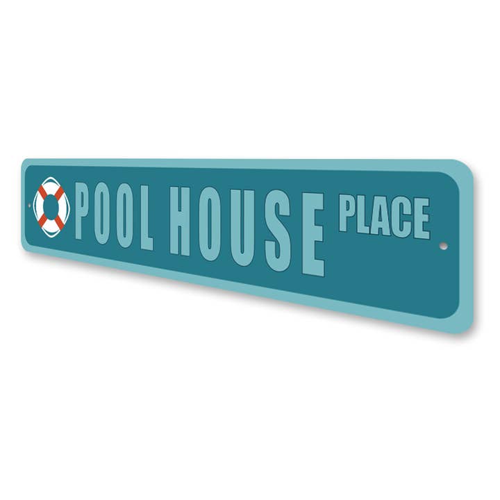 Lizton Sign Shop, Inc – wholesale Skylt – Pool hus plats skylt