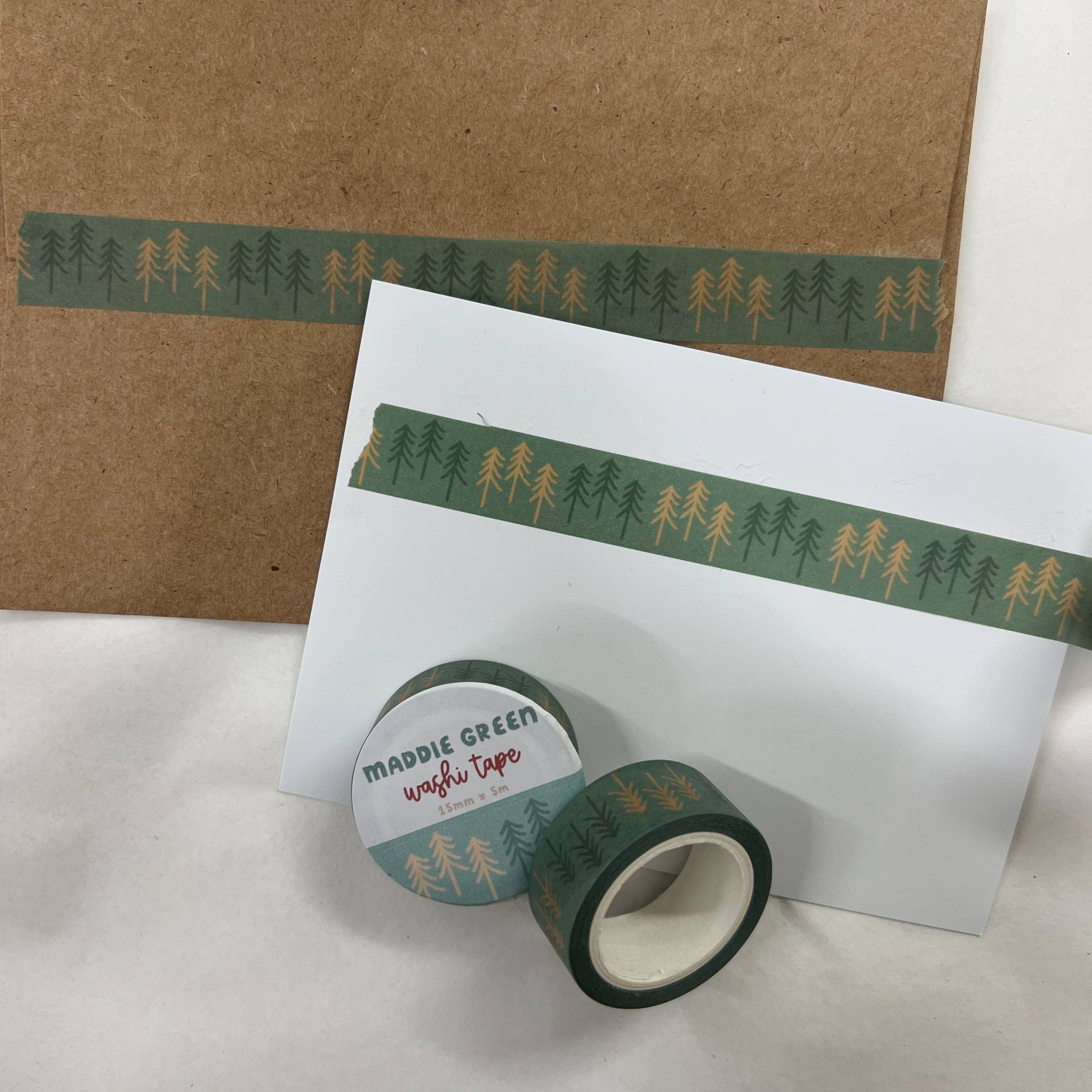 Maddie Green Designs - Wholesale Washi Tape - Tree Signature Washi Tape2