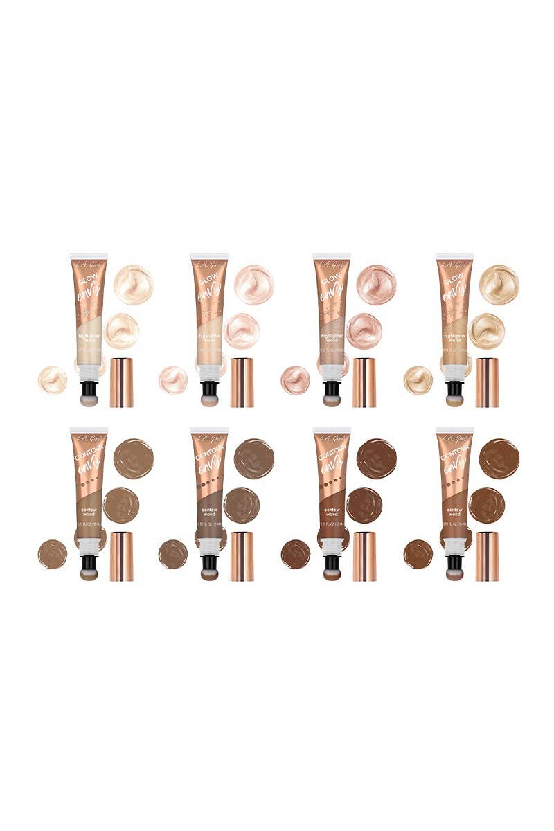 PINEAPPLE Beauty – Engroshandel Makeup contour – LA Girl GPD524 Glow & Contour Envy display - 48 stk.1