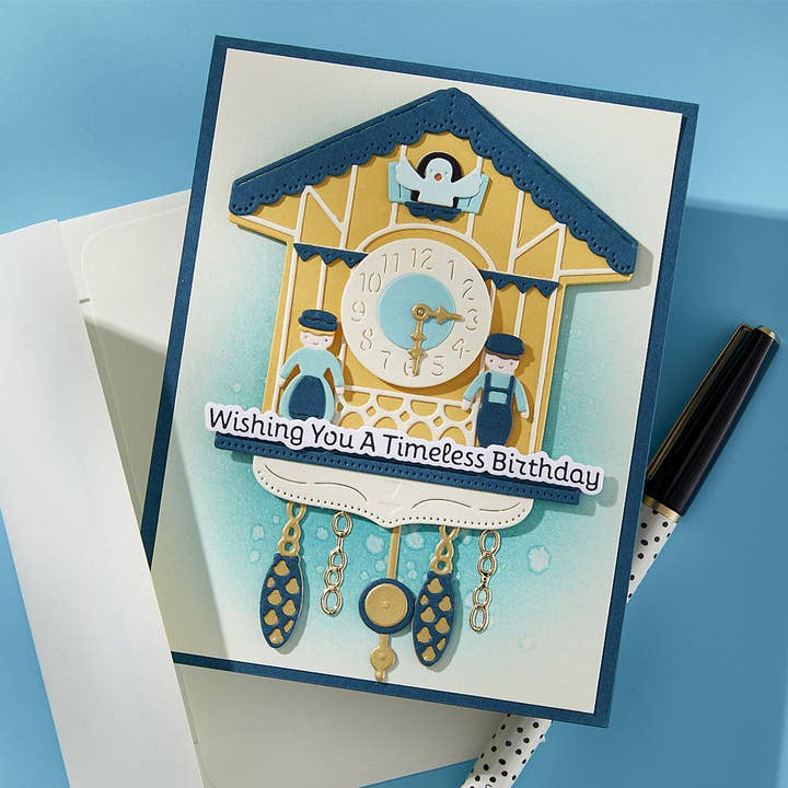 Hero Arts + Spellbinders Wholesale - Wholesale Craft Supplies - Cuckoo Cottage Sentiments BetterPress Plate & Die Set from the Cuckoo Cottage Collection5