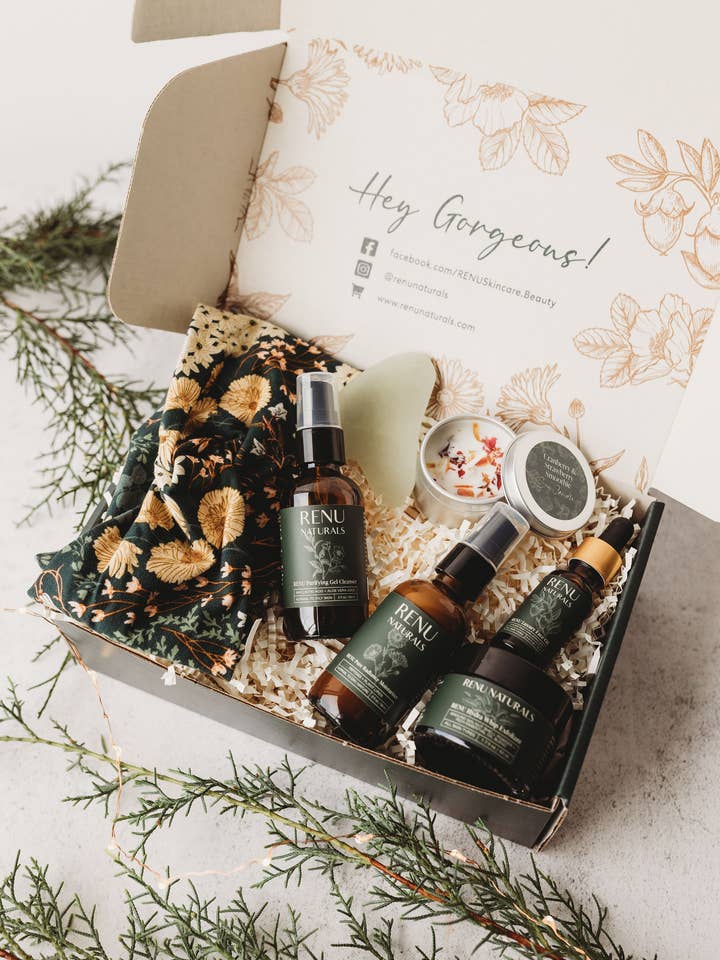 Donnez. L'amour. Coffret de spa pour la vente par Renu Naturals