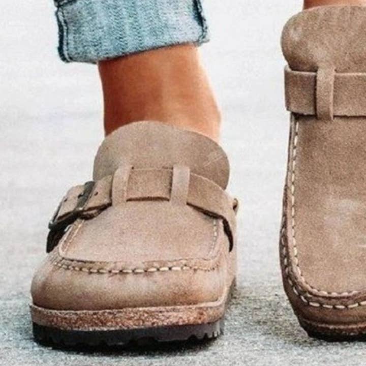 Beyond Apparel - Wholesale Lifestyle Sneakers - Women's - Round Toe Low Heel Buckle Sneakers