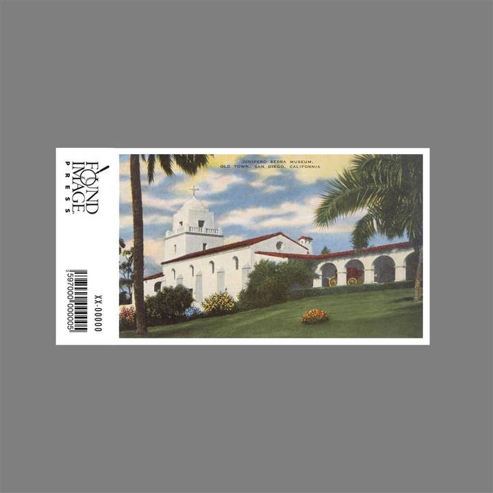 Found Image Press - Wholesale Sticker - Sticker SD-659 Serra Museum at Presidio, San Diego, Californ1