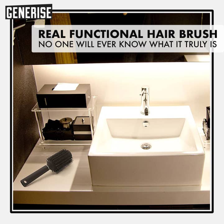 My Wholesale Warehouse - Wholesale Hair Brush/Comb - Generise 'Secret Stash' Hair Brush5