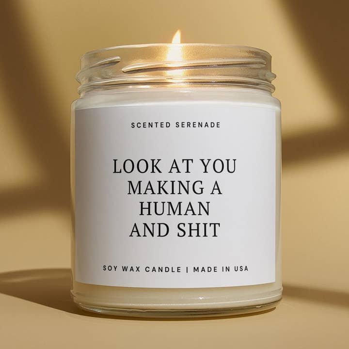 Expecting Parents Baby Shower & Pregnancy Candle for wholesale by Scented Serenade