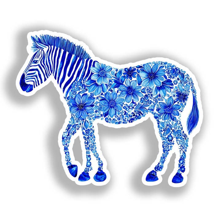 Zebra Decal Sticker # A019062 for engroshandel hos Yoonek Graphics