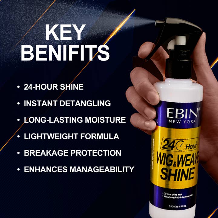 EBIN NEW YORK - Wholesale Hair Spray - 24 Hour Argan Oil Wig and Weave Shine Spray 3