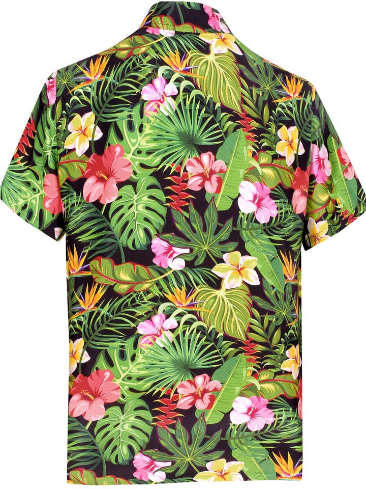 HAPPY BAY men Holiday Beach Button Down Casual Shirt 909367 for wholesale by La Leela LLC