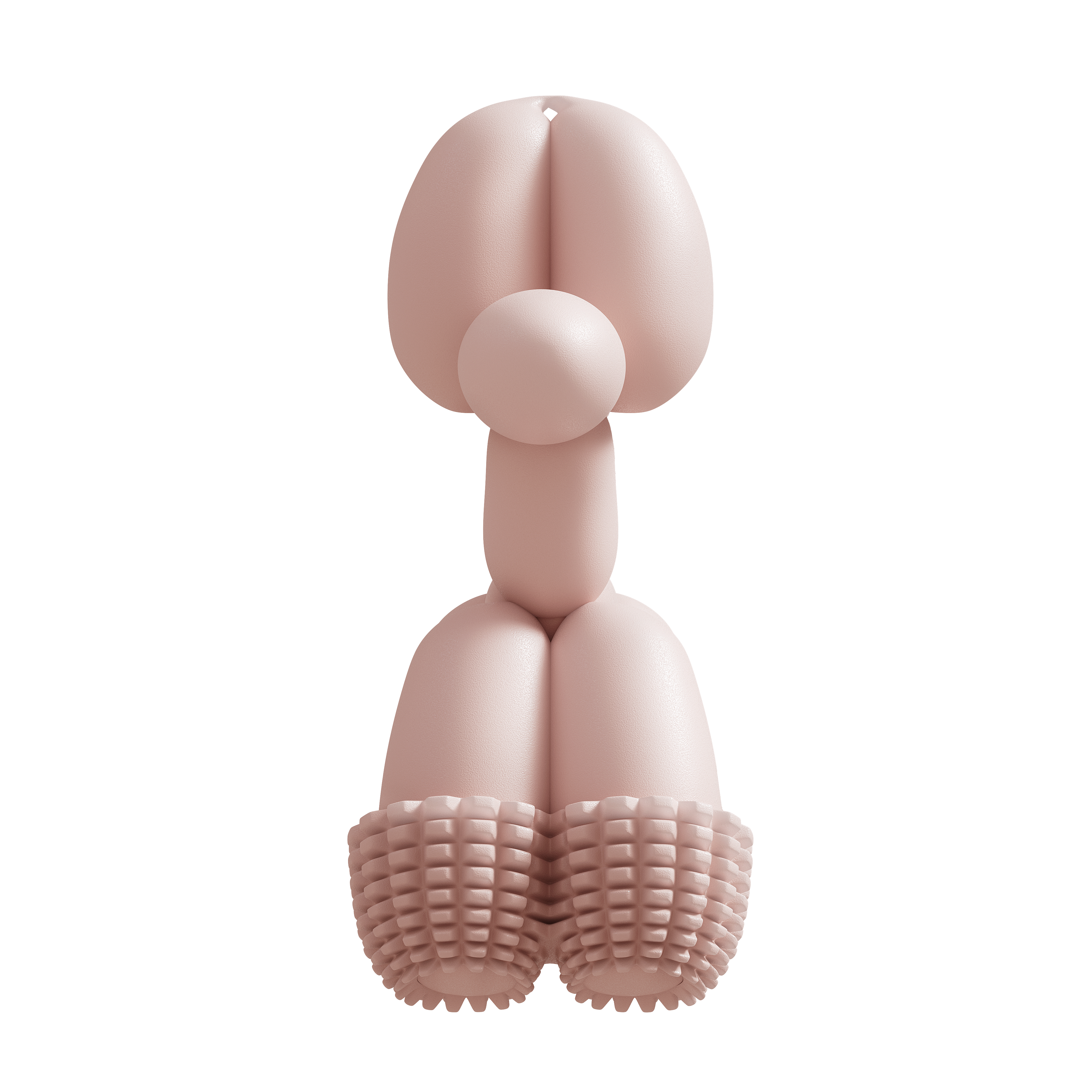 SANDDOG - Vente Jouet – chien - Jouet chien ballon artistique - rose10