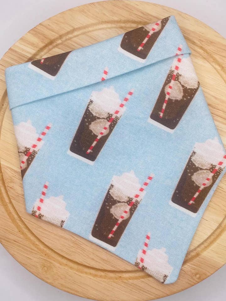 Dog Bandana, Root Beer Dog Bandana, Soda Dog Bandana, Drink for wholesale by Sandy Pup Designs