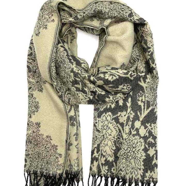 LINETA - Wholesale Scarf - Women's - Fringe scarf0