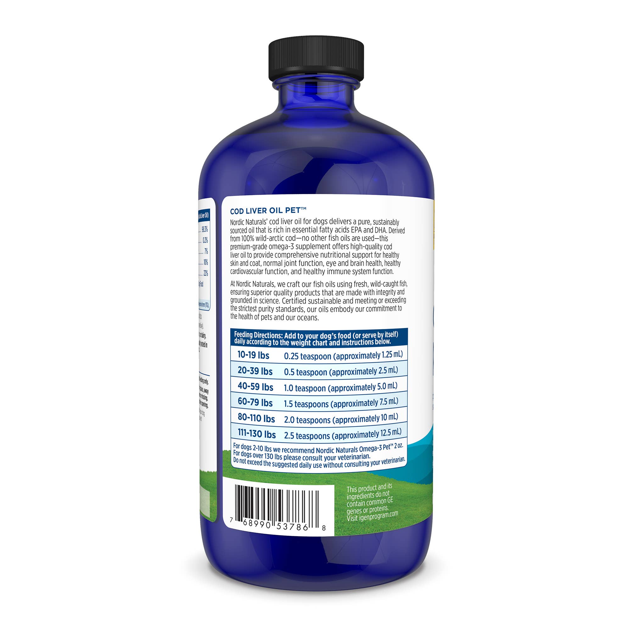Nordic Naturals - Wholesale Pet Supplement - Dog - Pet Cod Liver Oil Supplement - Unflavored • 16 Oz1