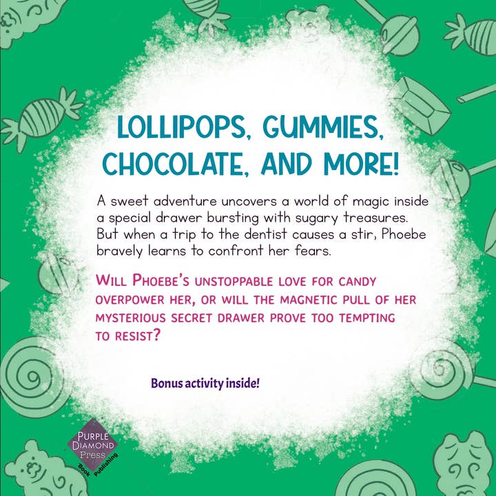 Purple Diamond Press. Inc - Wholesale Preschool Book (3-5) - The Secret Candy Drawer — Imagination & Adventure Picture Book (Hardcover)1