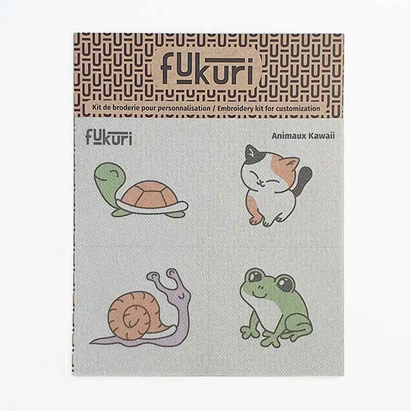 Fukuri – wholesale Sömnadskit – Broderi - Broderiplatta - Kawaii-djur1
