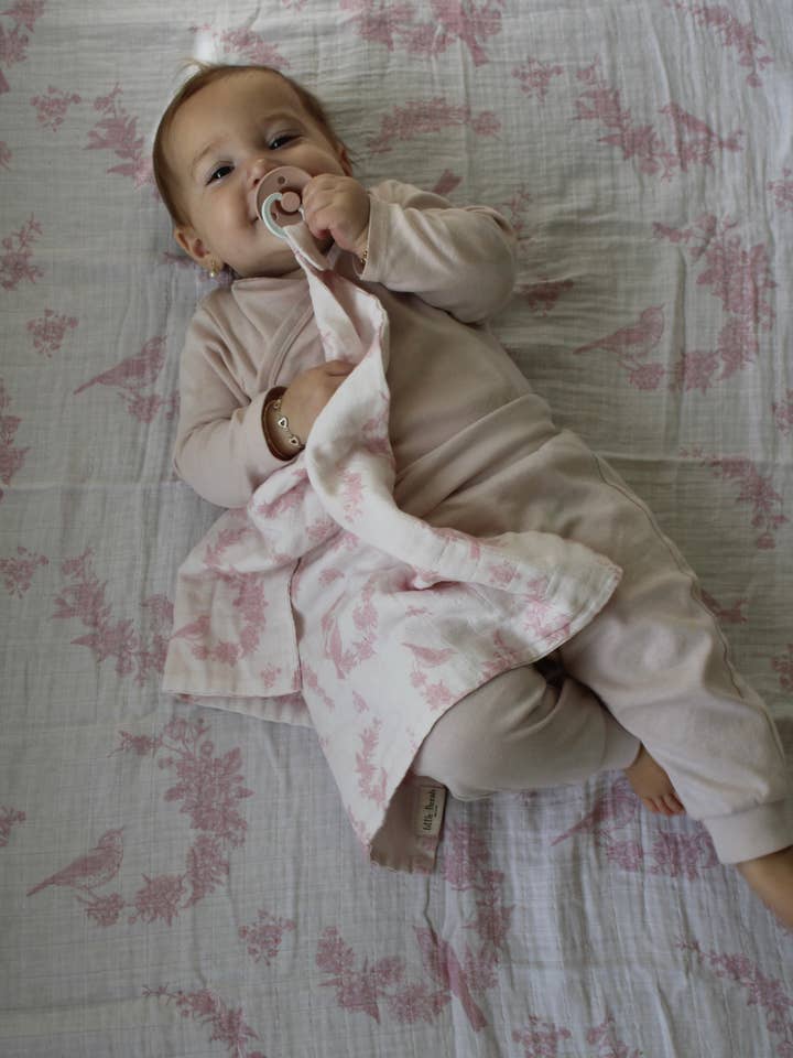 Little Threads - Wholesale Security/Cuddle Blanket - Baby - Little Pink Bird Lovey4