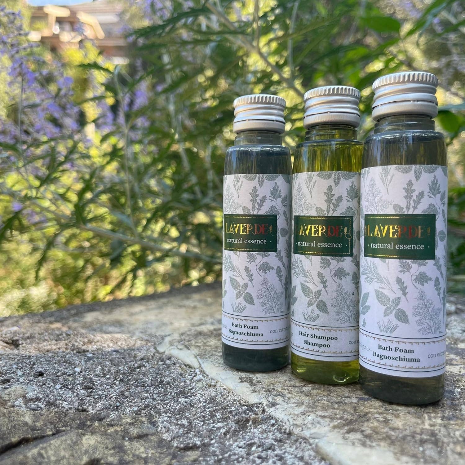 Flexi Amenities – Großhandel Bade- & Körperpflege-Set – Hotel-Amenities Laverde Gastgeschenk-Set mit Kräuterextrakten7