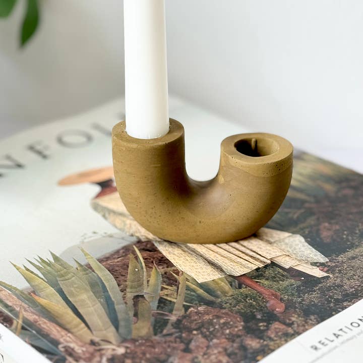 Sunday Nomad - Wholesale Candle Holder - Dya Double Taper Candle Holder 2