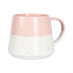 Large Coffee Mug Pottery Soup Mug Stoneware Coffee Mug, Teal Blue and White  Polka Dot, EXTRA LARGE Mug, Handmade Ceramic Cute Mug 
