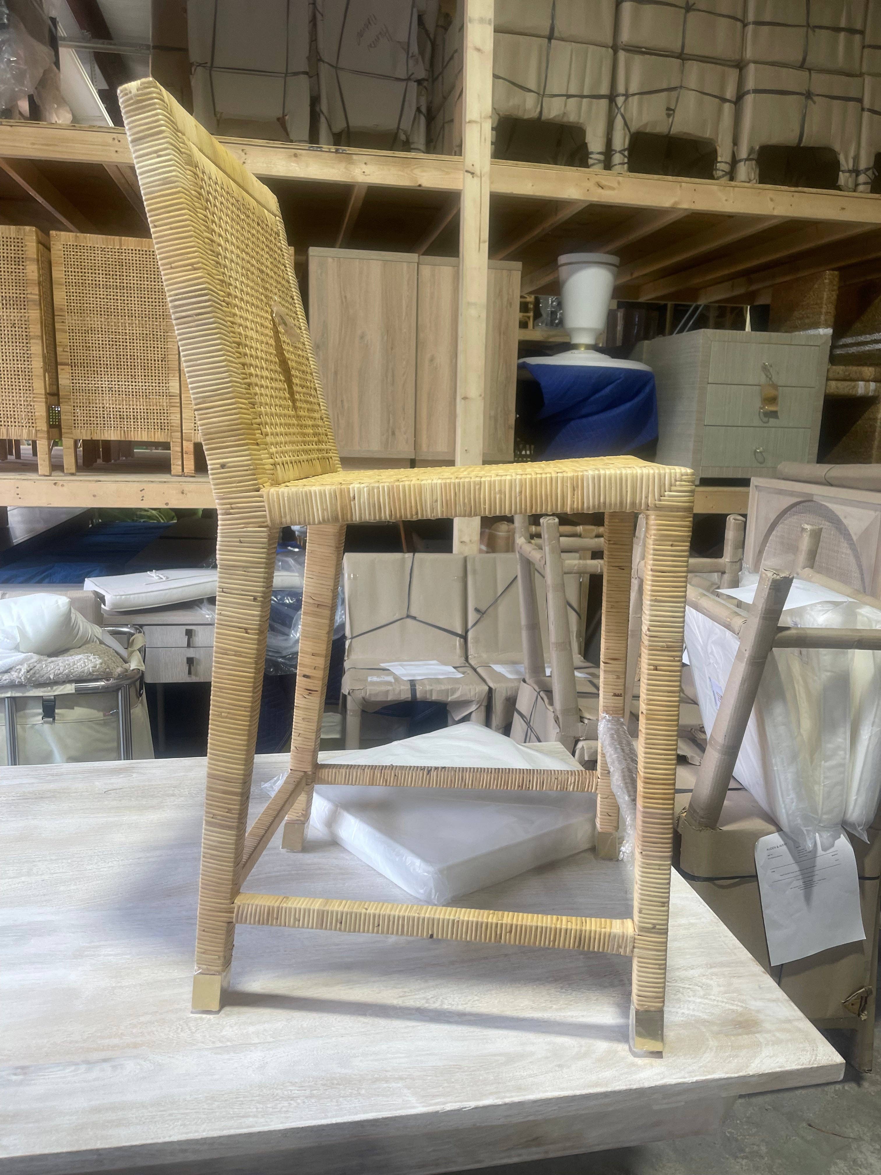 Auden & Avery - Wholesale Stool - Hayes Counter Stool w/Brass End Caps3